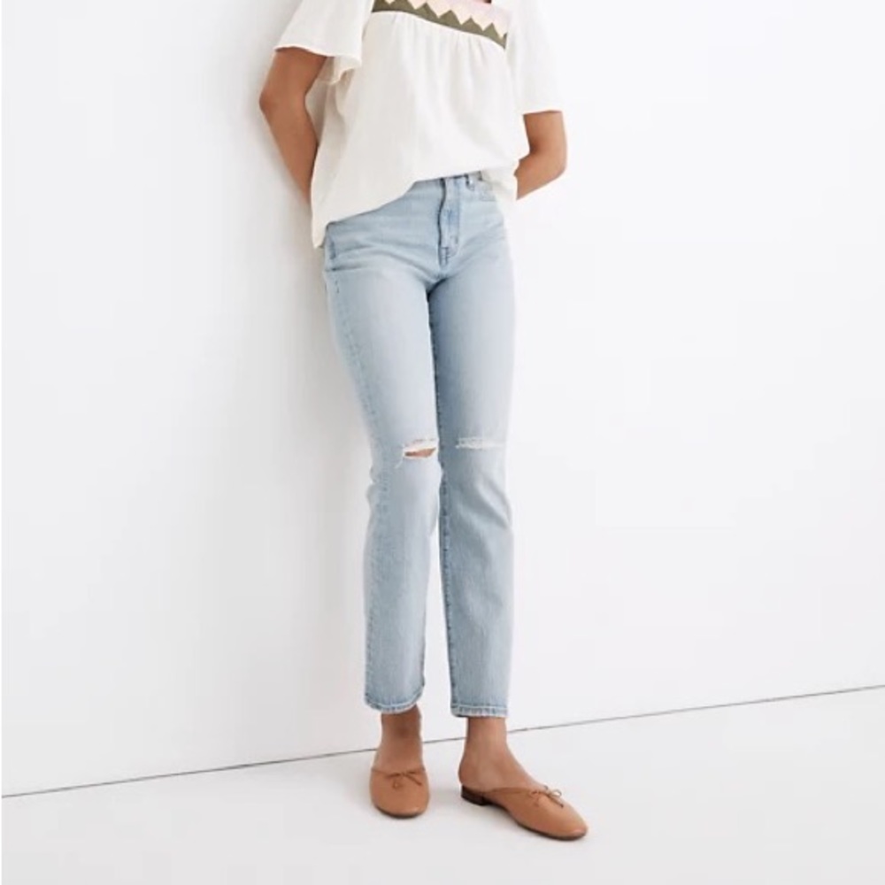 COPY Tall High-Rise Slim Crop Boyjean Dumas Wash MADEWELL (fits like a 25)